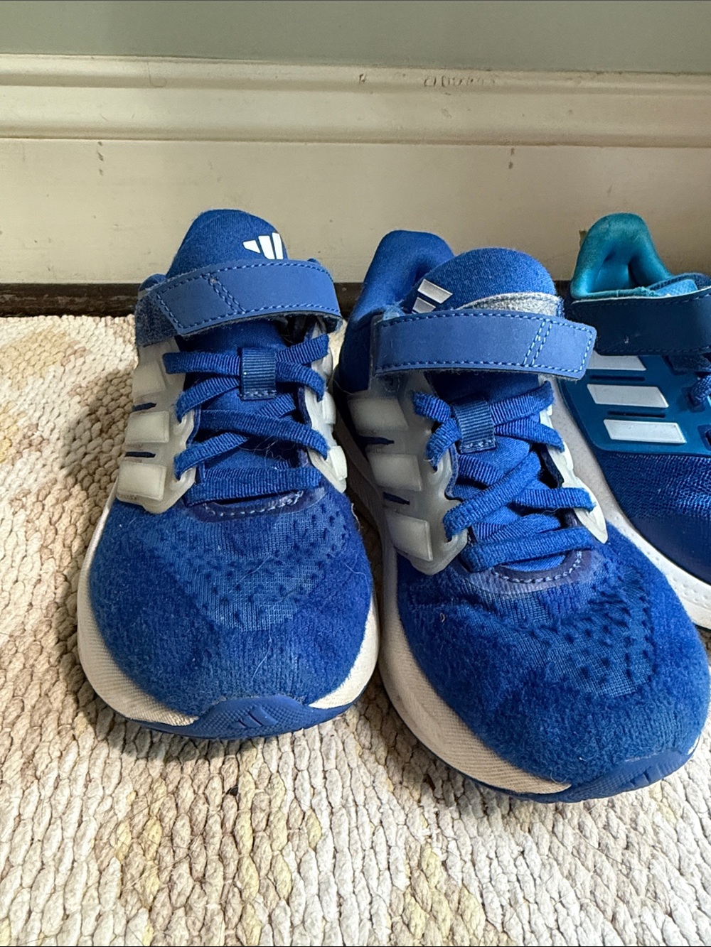 adidas Kids Royal Blue Velcro Athletic Sneakers